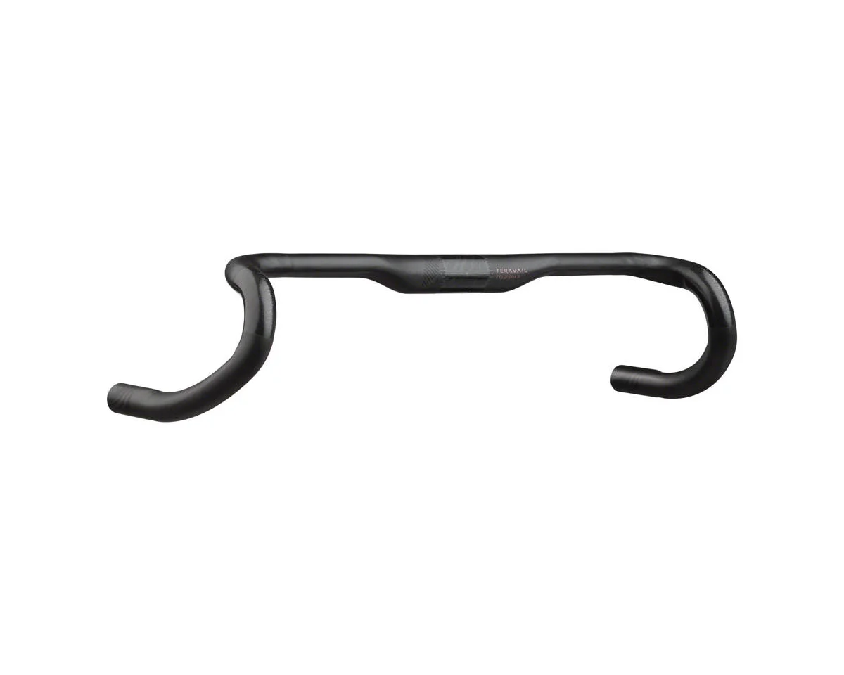 Teravail Feldspar Carbon Drop Handlebar (Black) (46cm) (31.8mm Clamp)